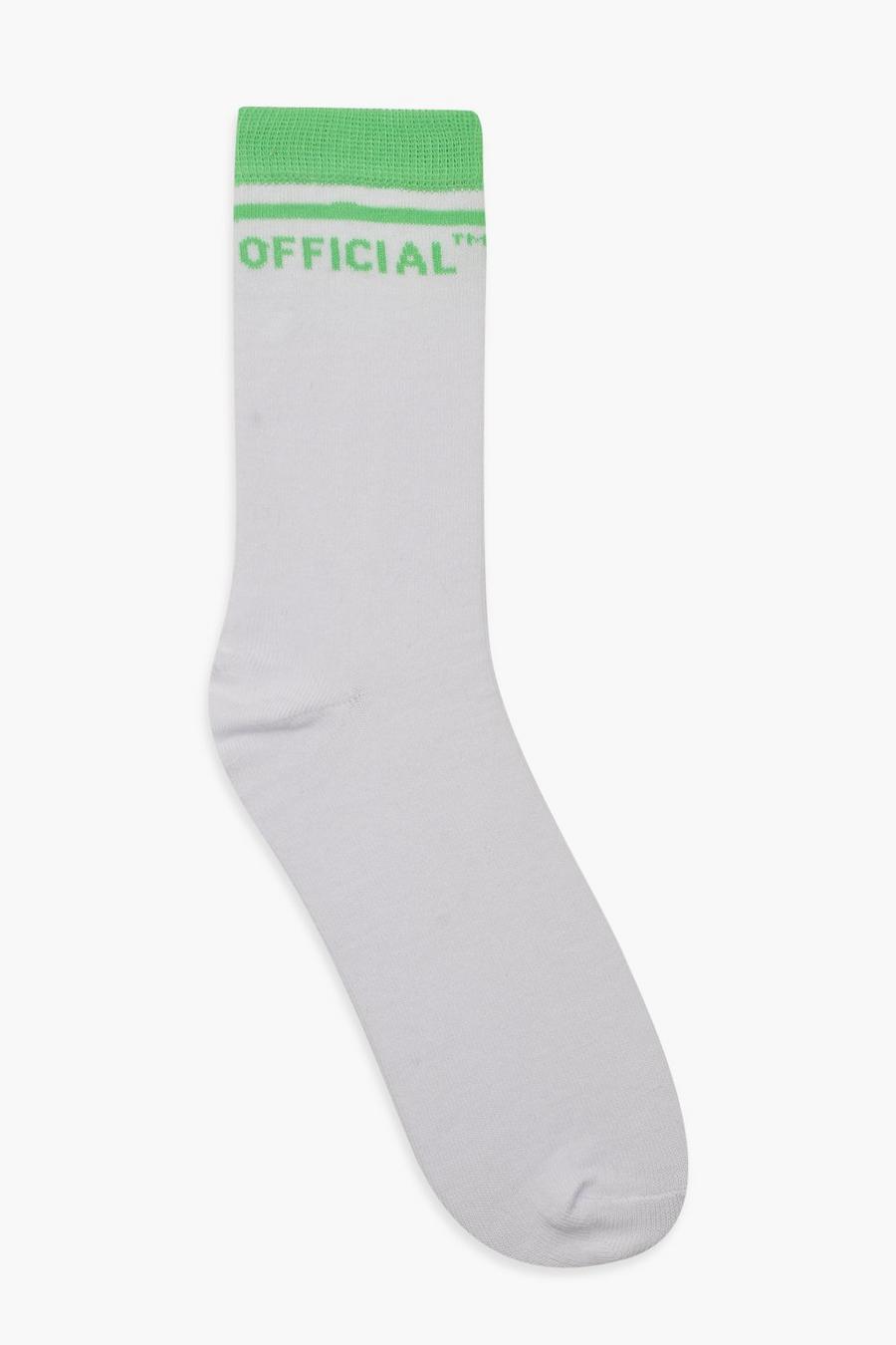 Socken mit Slogan, Grün image number 1