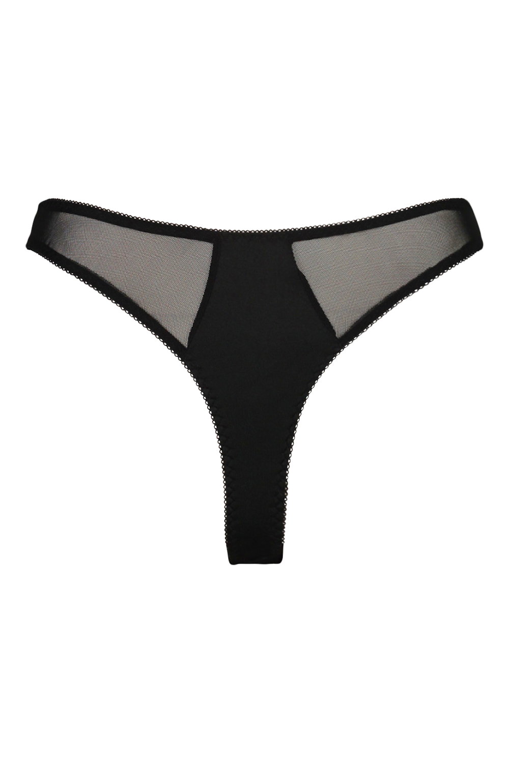 Underwear with bow - Black