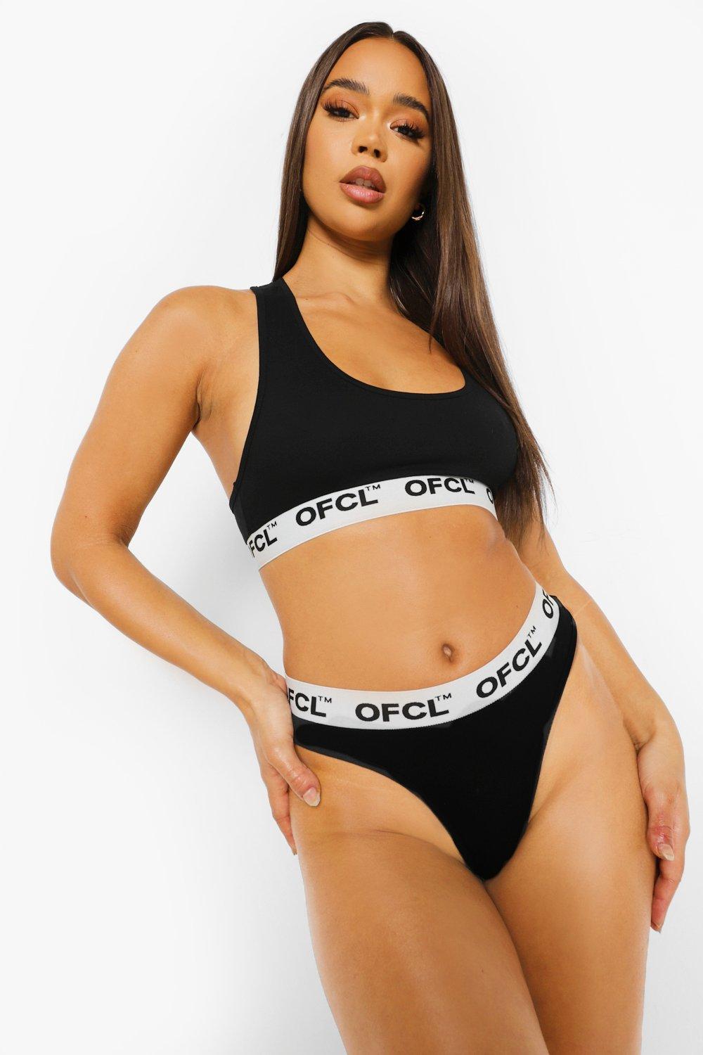 Official Tape Jersey Bralet and Thong Set