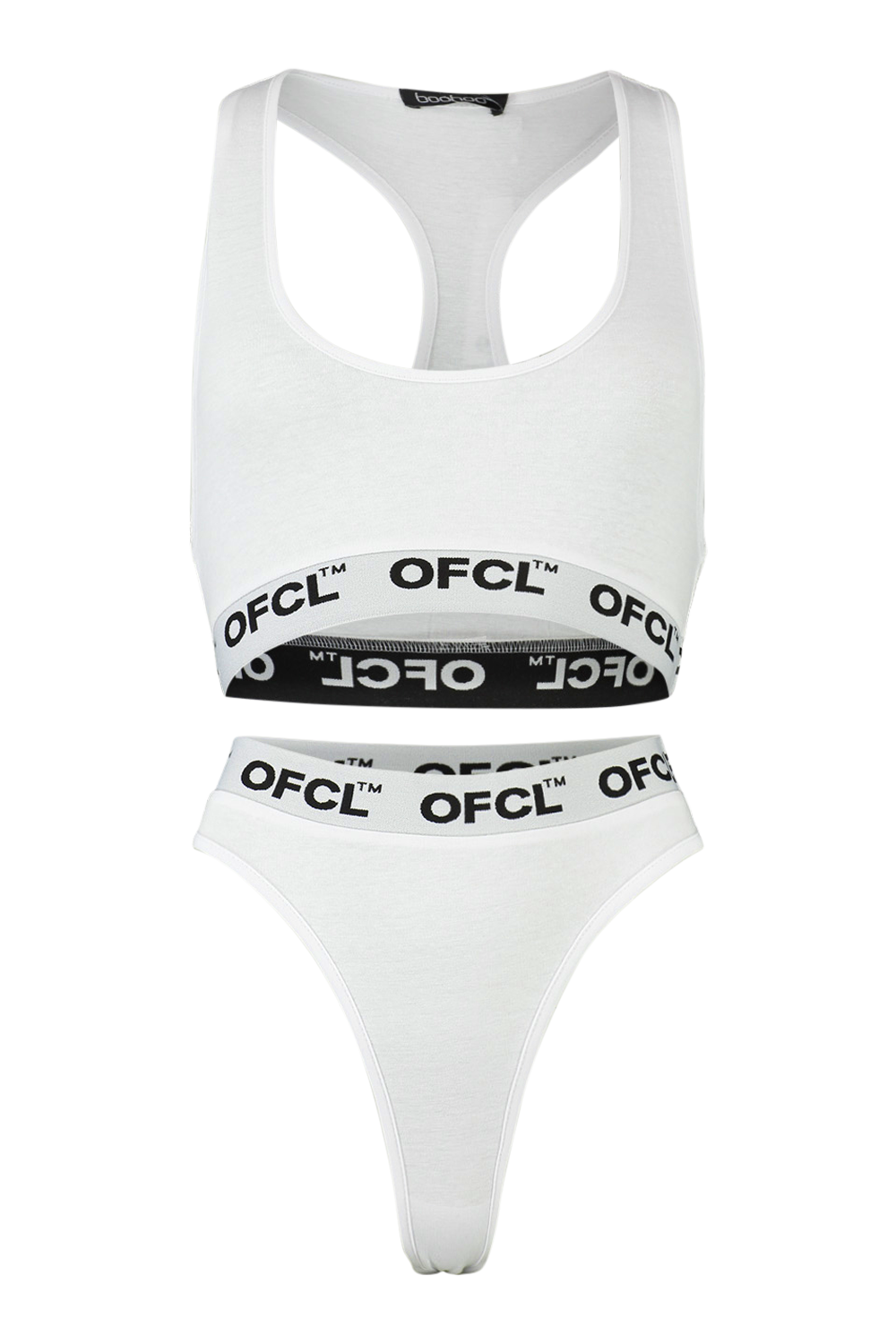 Official Tape Jersey Bralet and Thong Set