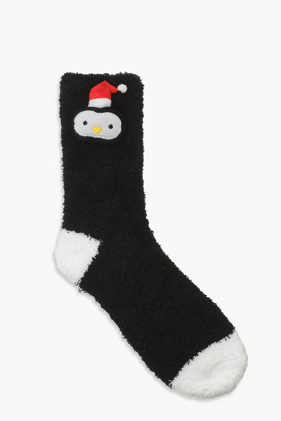 2er-Pack flauschige Weihnachts-Socken, Multi image number 1