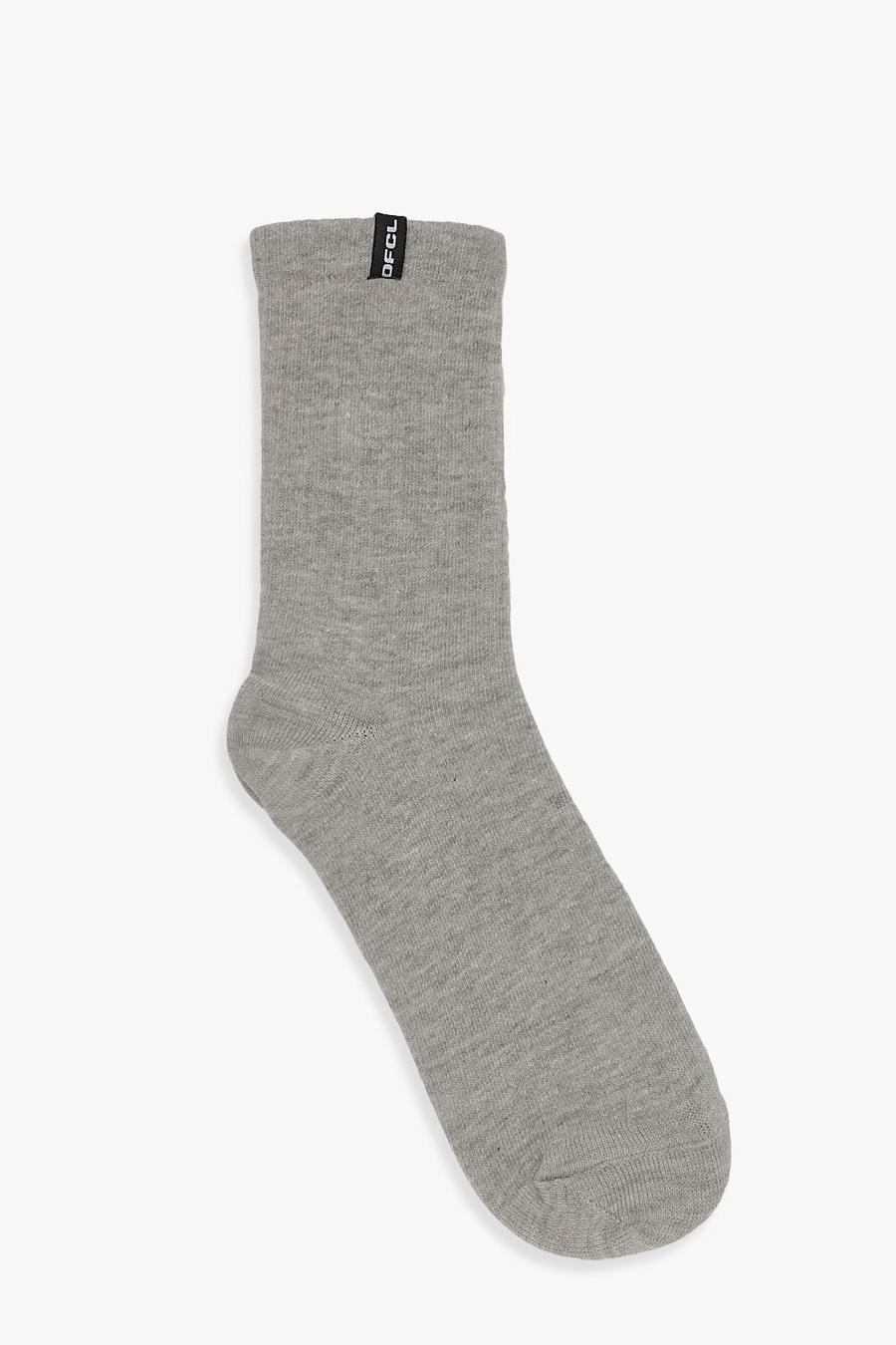 Grey Ofcl Branded Tab Sports Sock image number 1