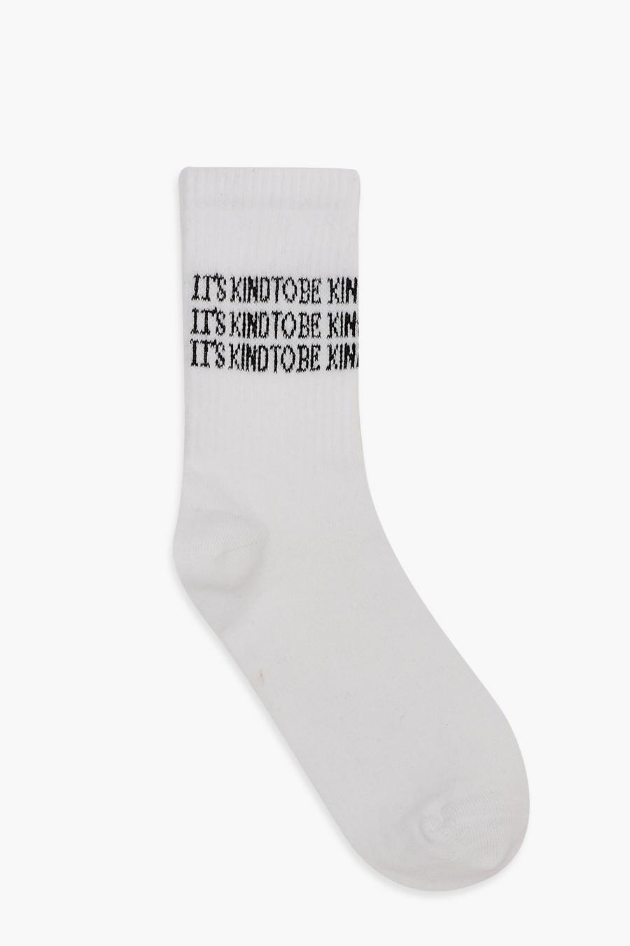 Chaussettes de sport Kind To Be Kind, White image number 1