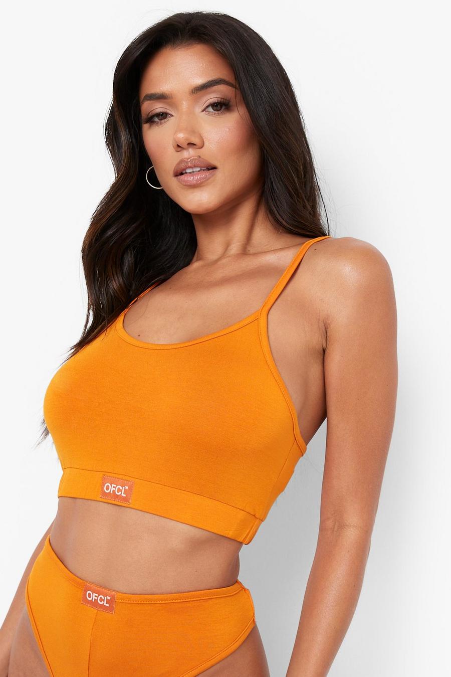 Terracotta Ofcl Jersey Bralet image number 1