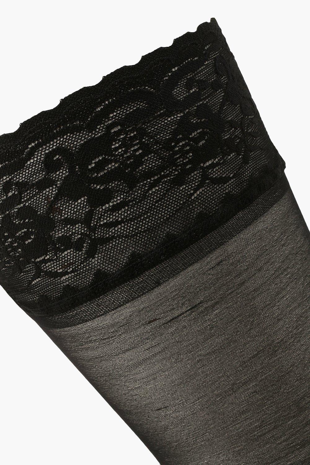  Black Lace Stockings