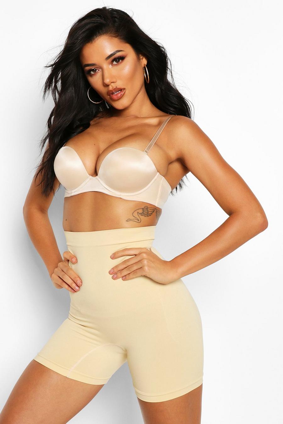 Nude Seamless High Waist Control Shaping Short image number 1