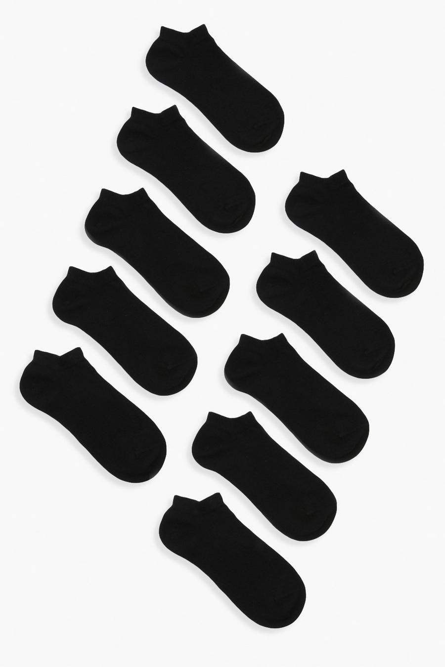 Black Ankelstrumpor (10-pack) image number 1