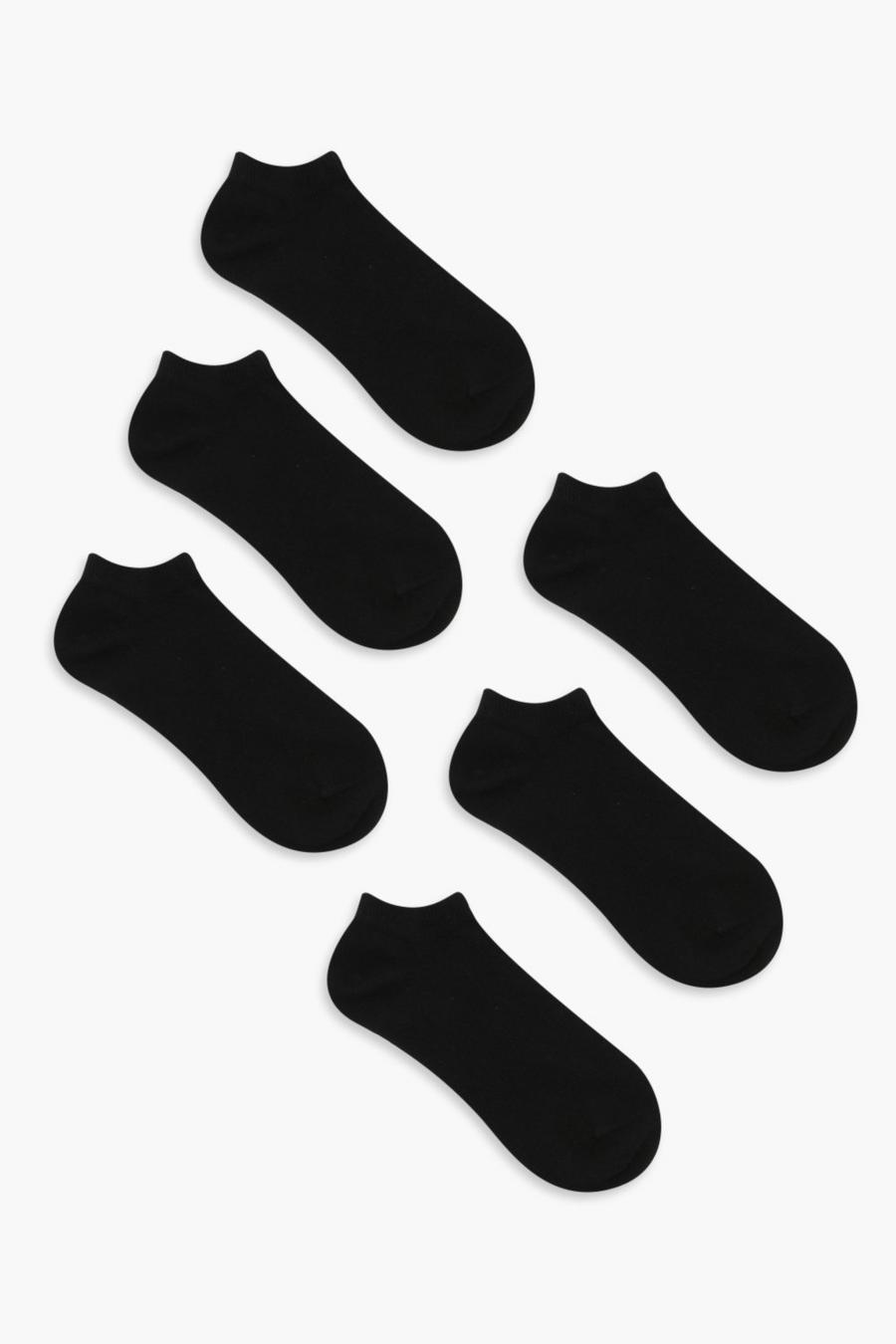 Black Sneakerstrumpor (6-pack) image number 1