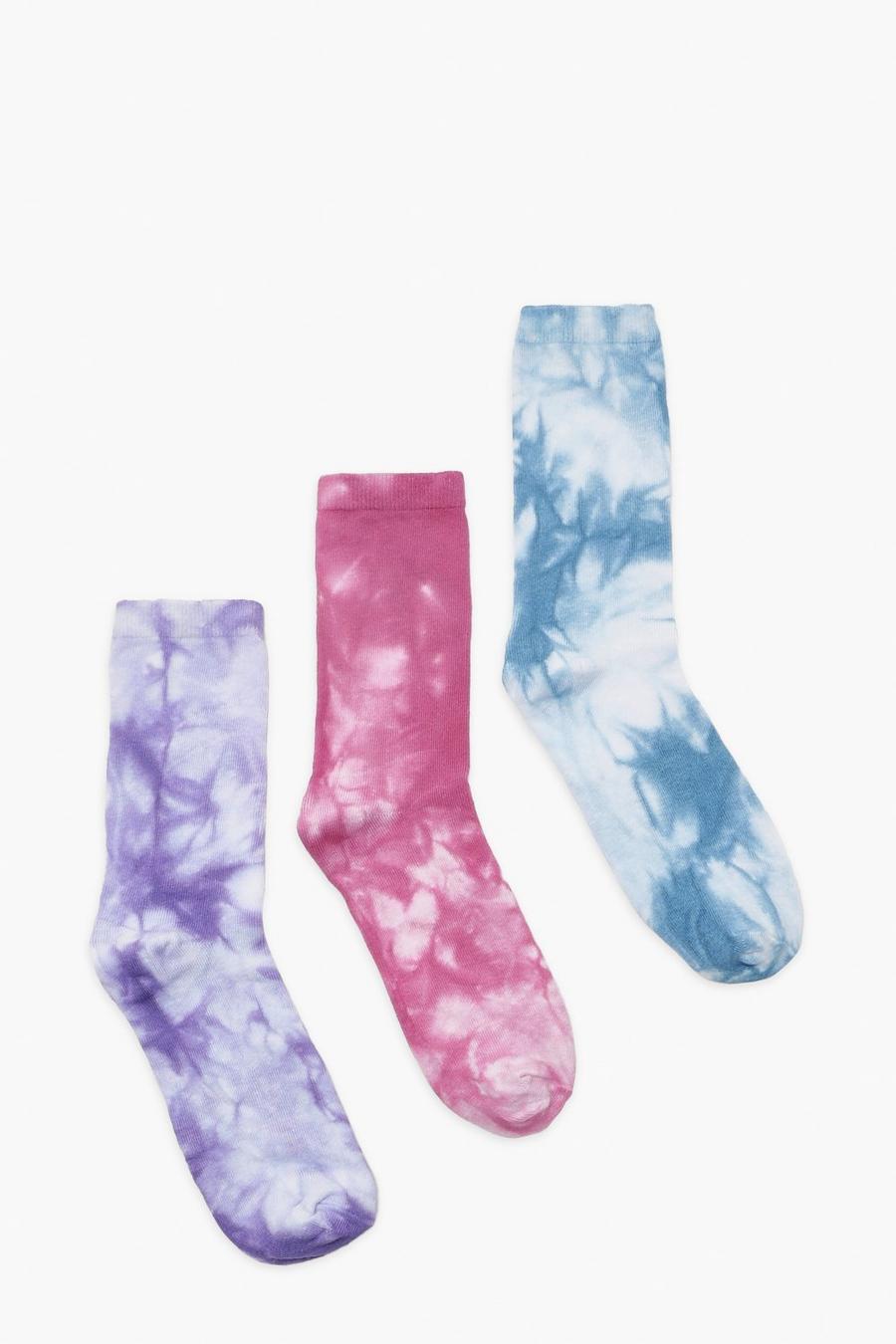 Multi Tonal Tie Dye Socks image number 1