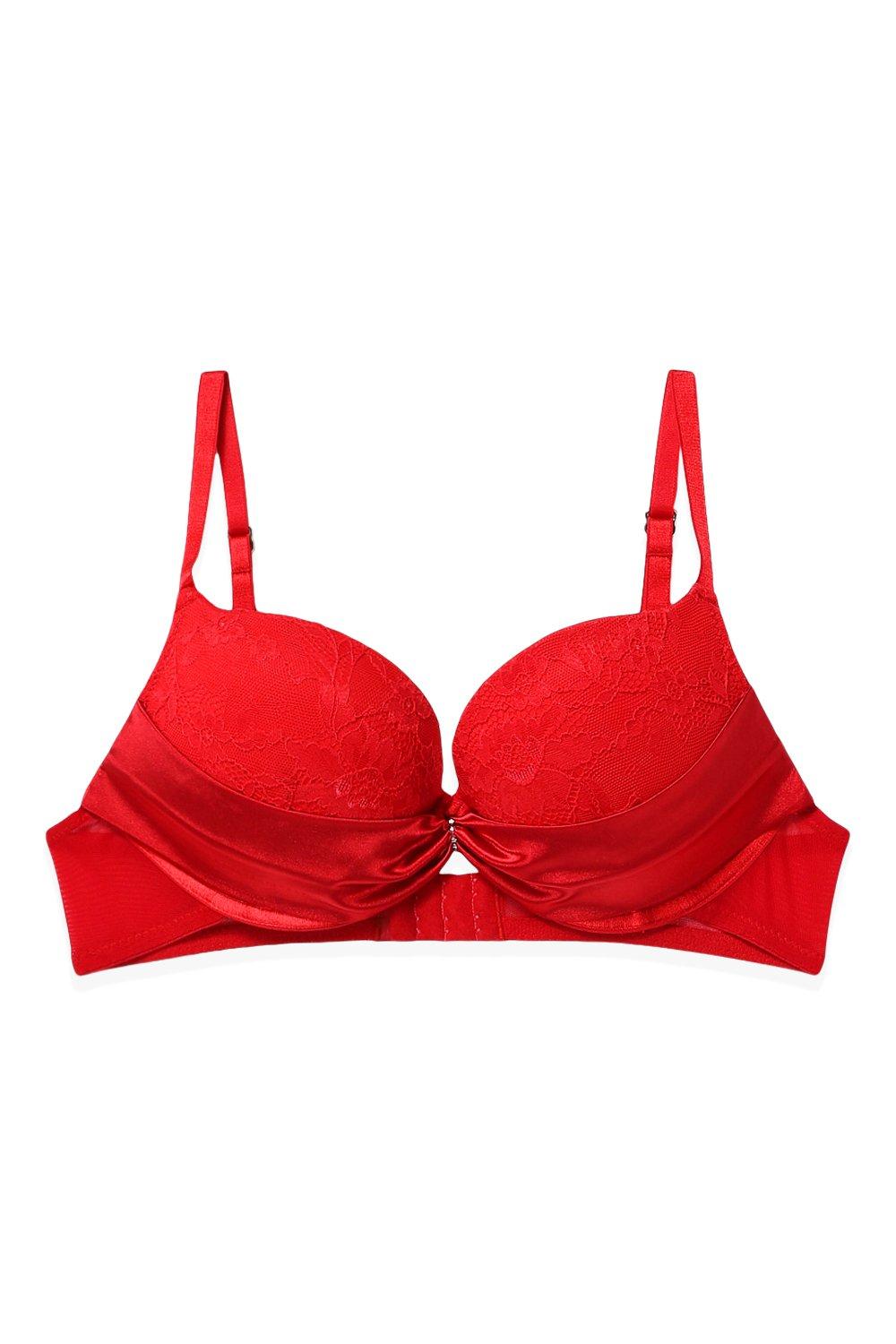 Satin & Lace Super Push Up Bra  Push up bra, Super push up, Satin