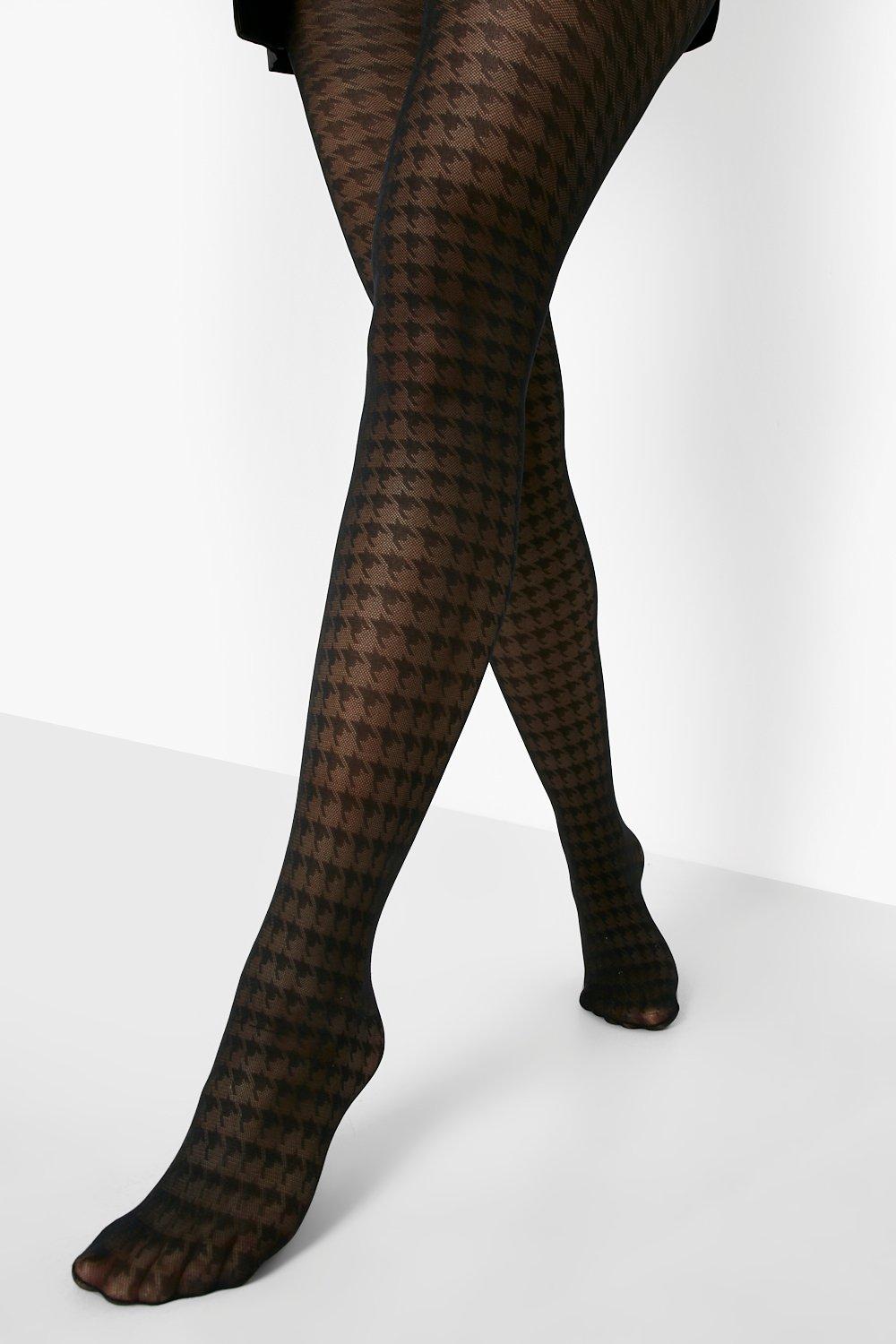 Houndstooth Aop Tights