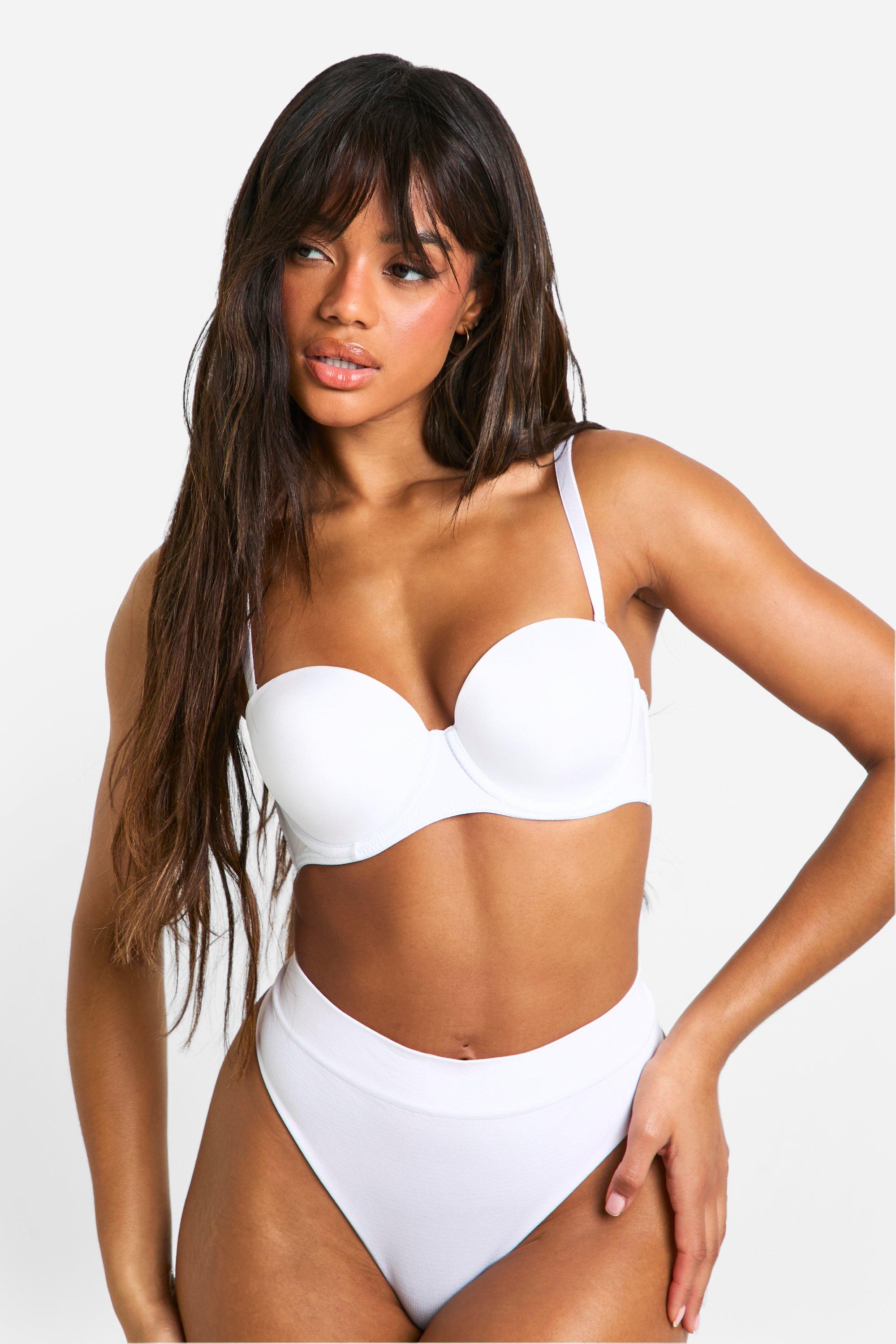 Reggiseno super push up senza spalline boohoo IT