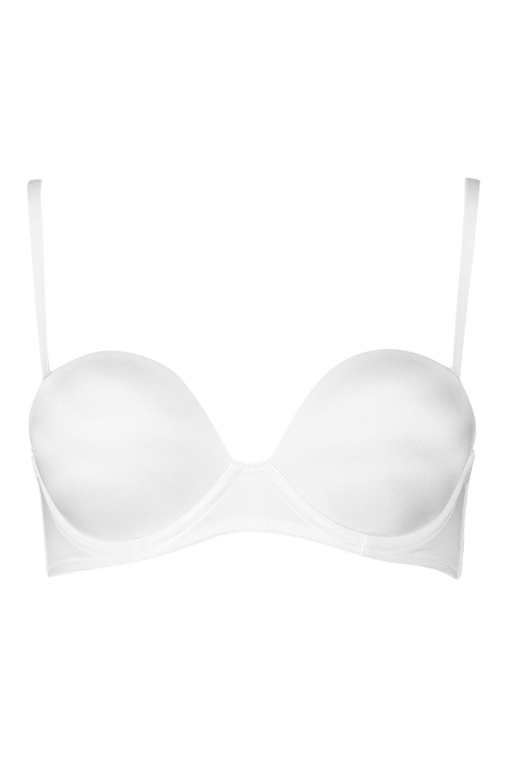 White strapless sale bra push up