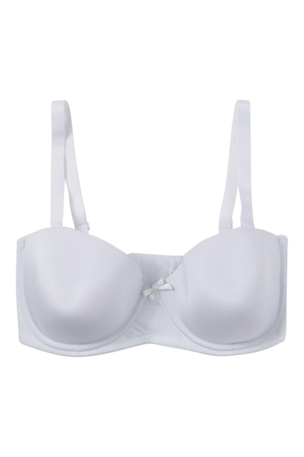 Cathalem Backless Bras for Dresses Large Bust Women Lingerie Strapless  Front Buckle Lift Bra Bra Hooks Replacement Heavy Duty Underwear White Large