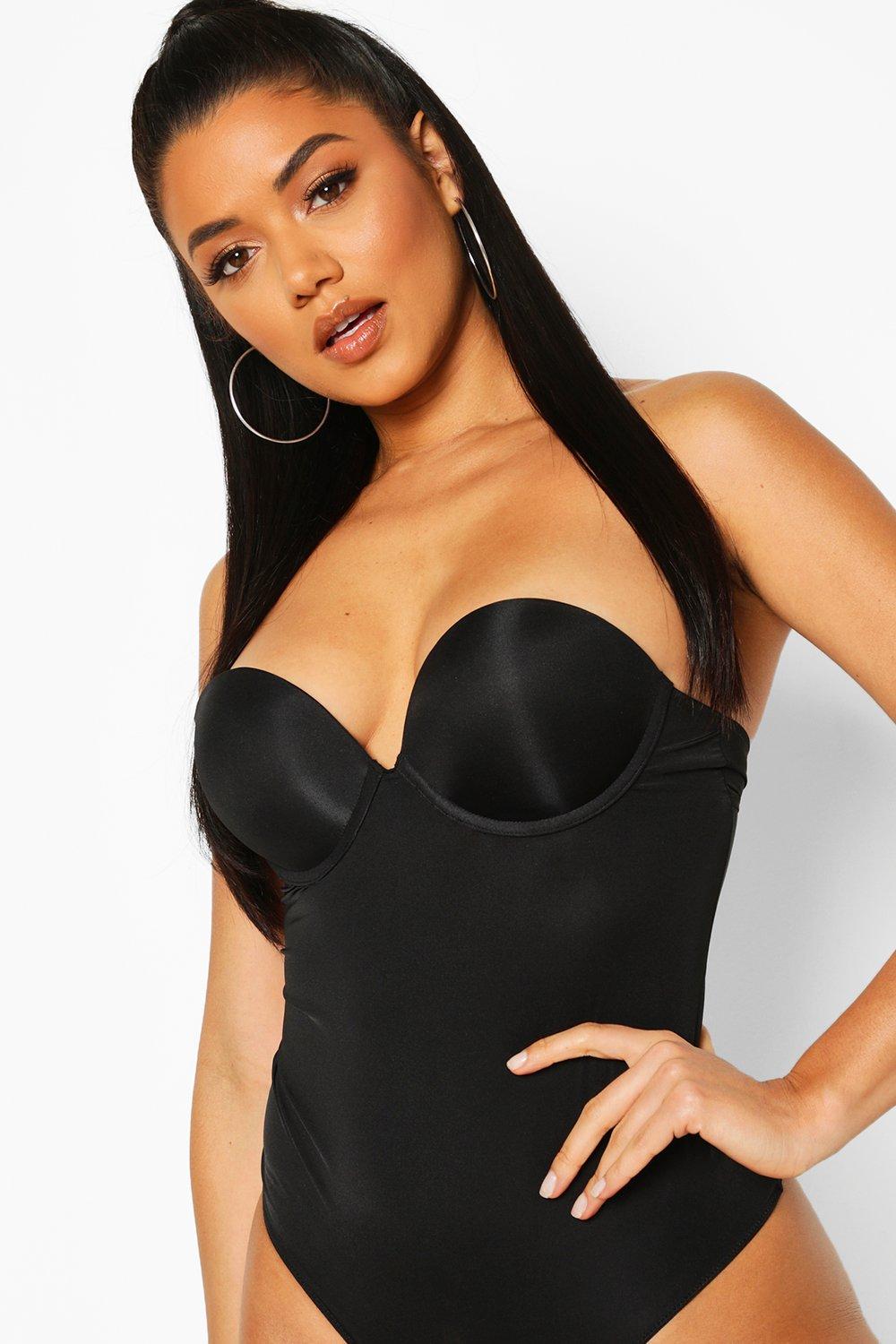 Super Push-up Bodysuit - Black - Ladies