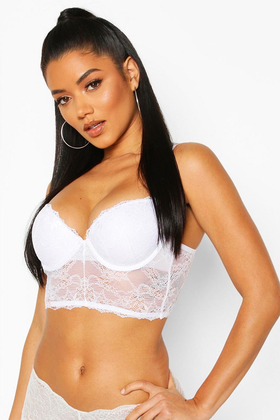 Mix & Match Lace Longline Bra image number 1