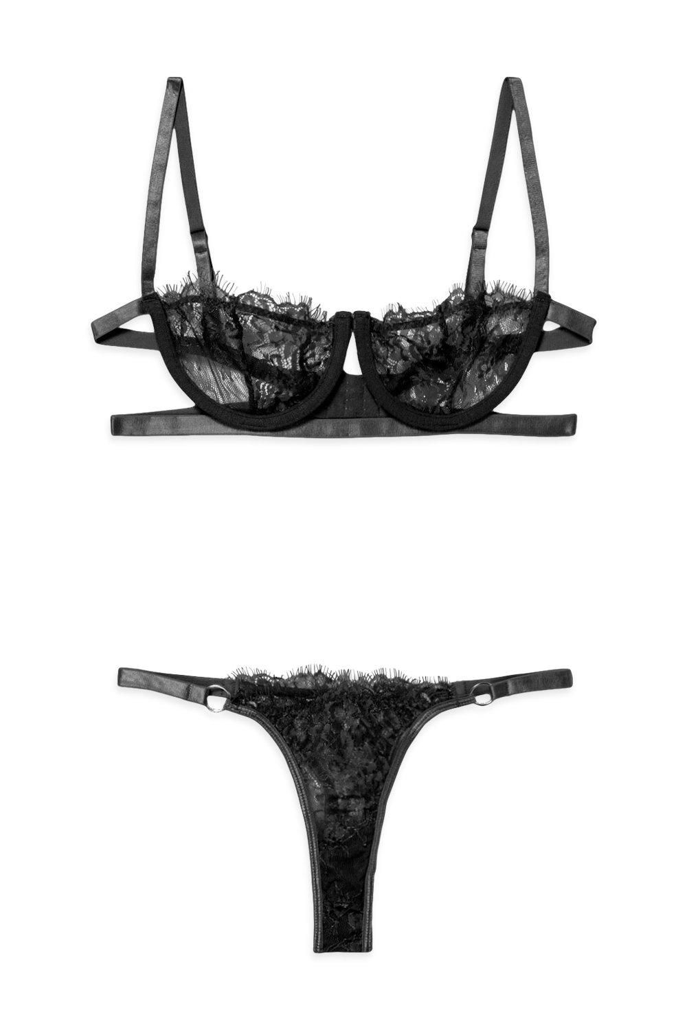 BRAS N THINGS Black Lace Bra Adjustable Straps Underwire Wide Band Size 20E  $18.98 - PicClick AU