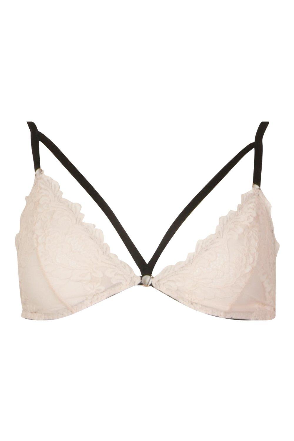 Corded Lace Strapping Super Push Up Bra