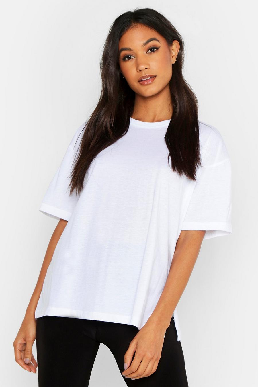 White Mix and Match Soft Jersey Lounge Tee image number 1