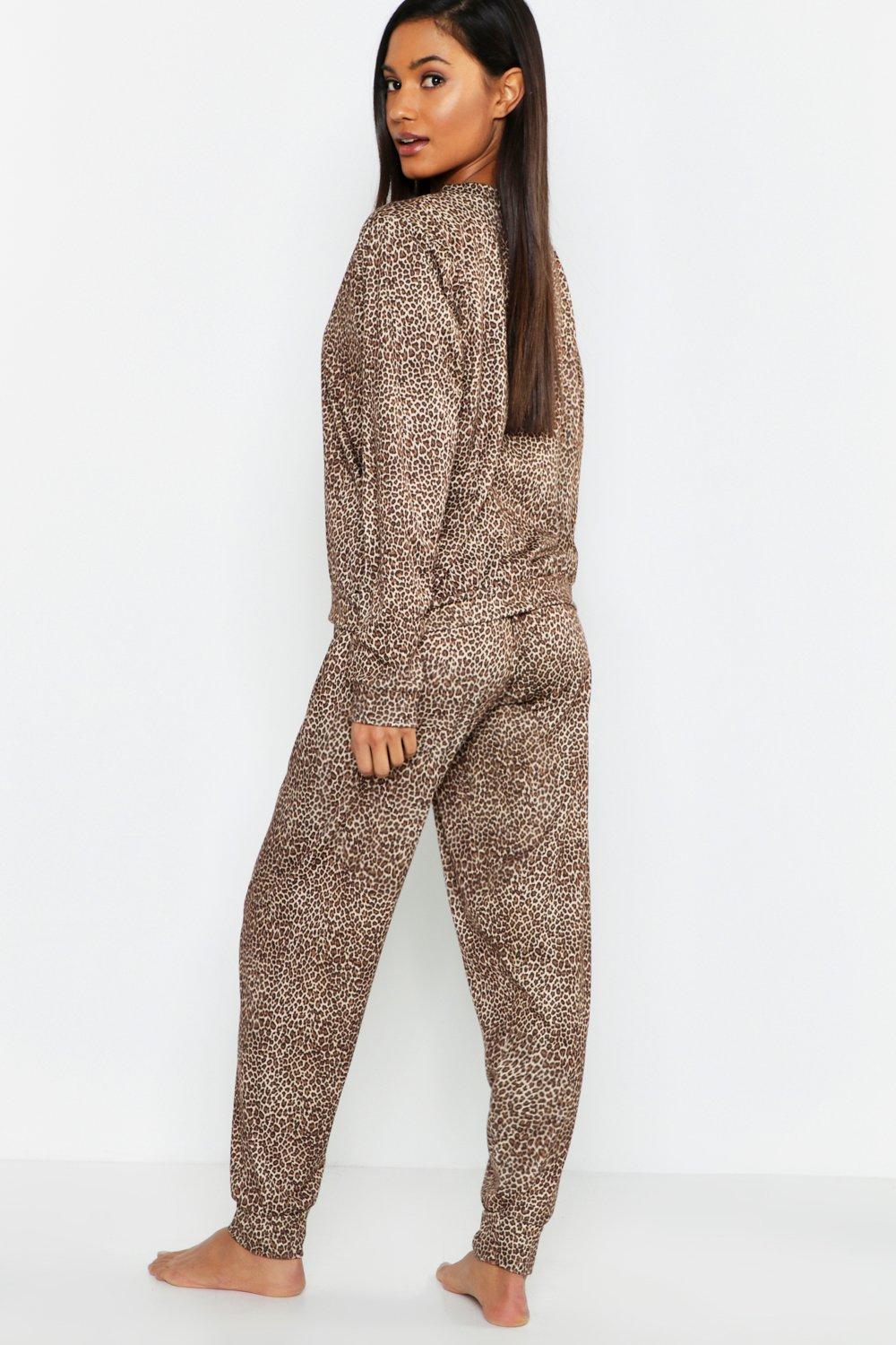 Animal print loungewear discount set