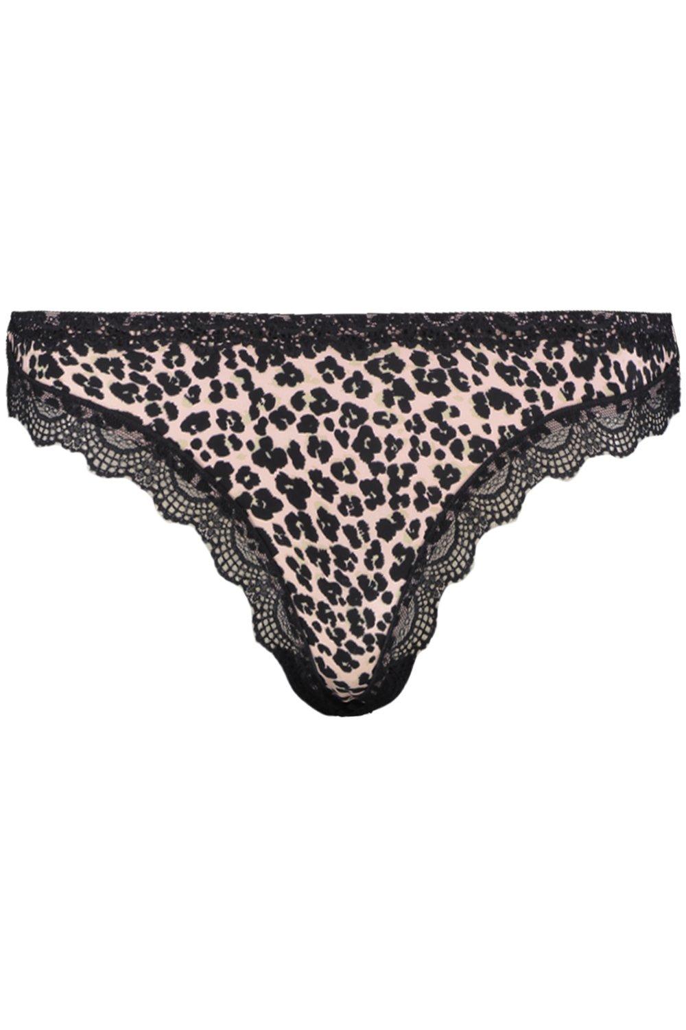 leopard thong