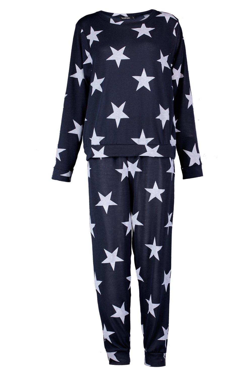 Star print jogger set sale