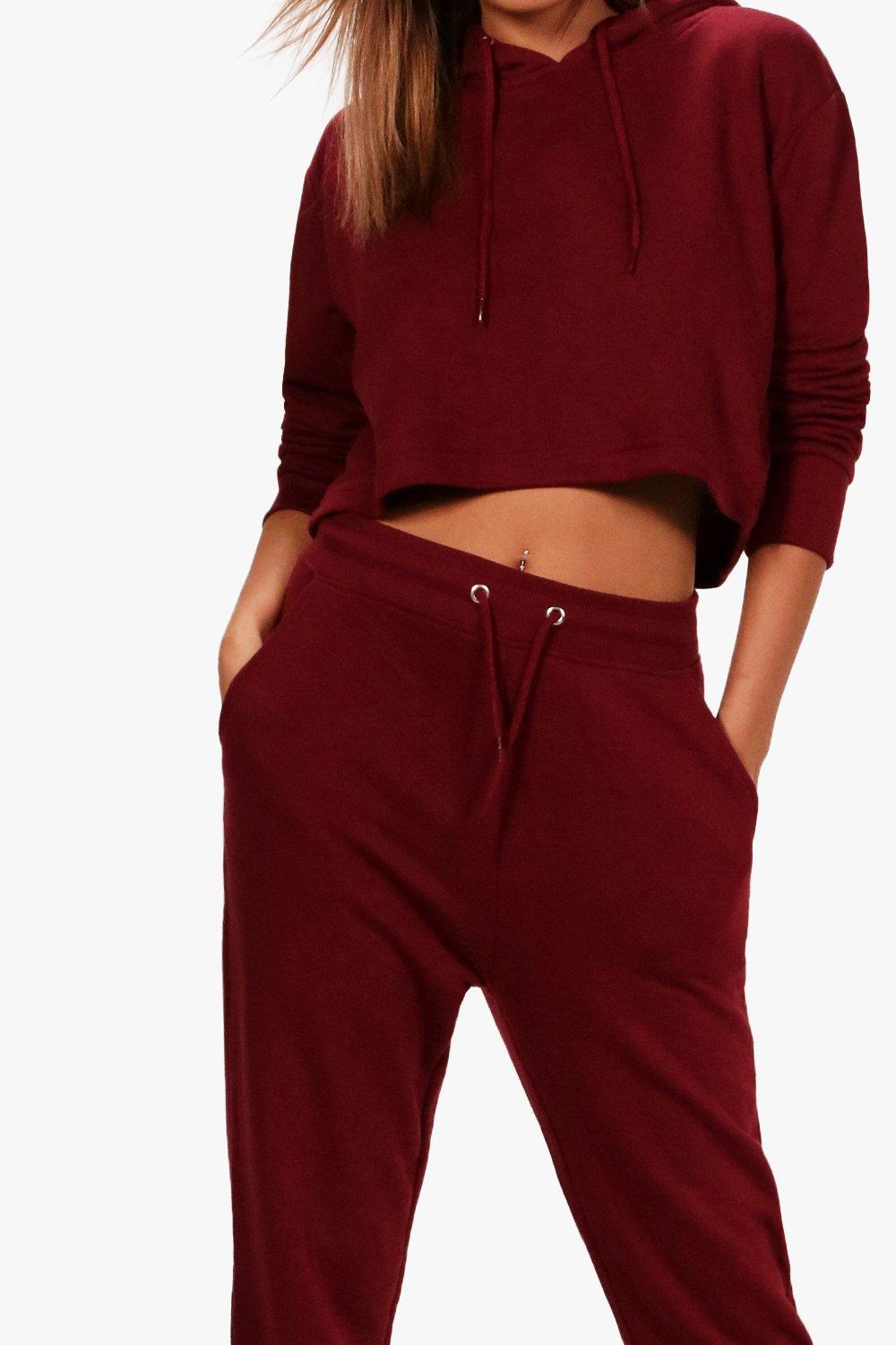 Women's V Cropped Hoodie Jogger Set – OOOGBrand