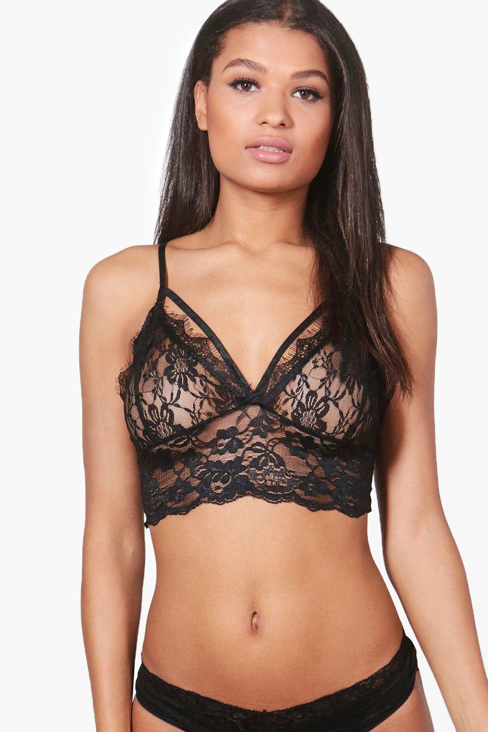 lace bralette boohoo