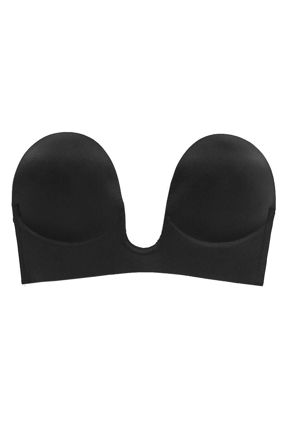 Reggiseno adesivo in tela con scollo a U