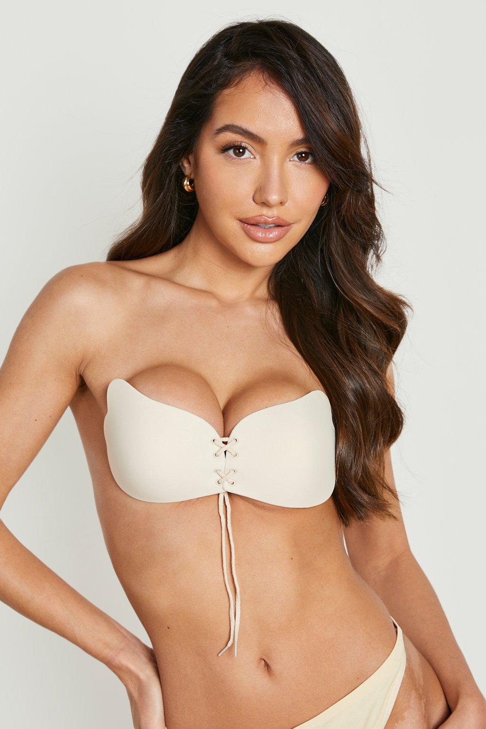 Lace stick on bra new arrivals