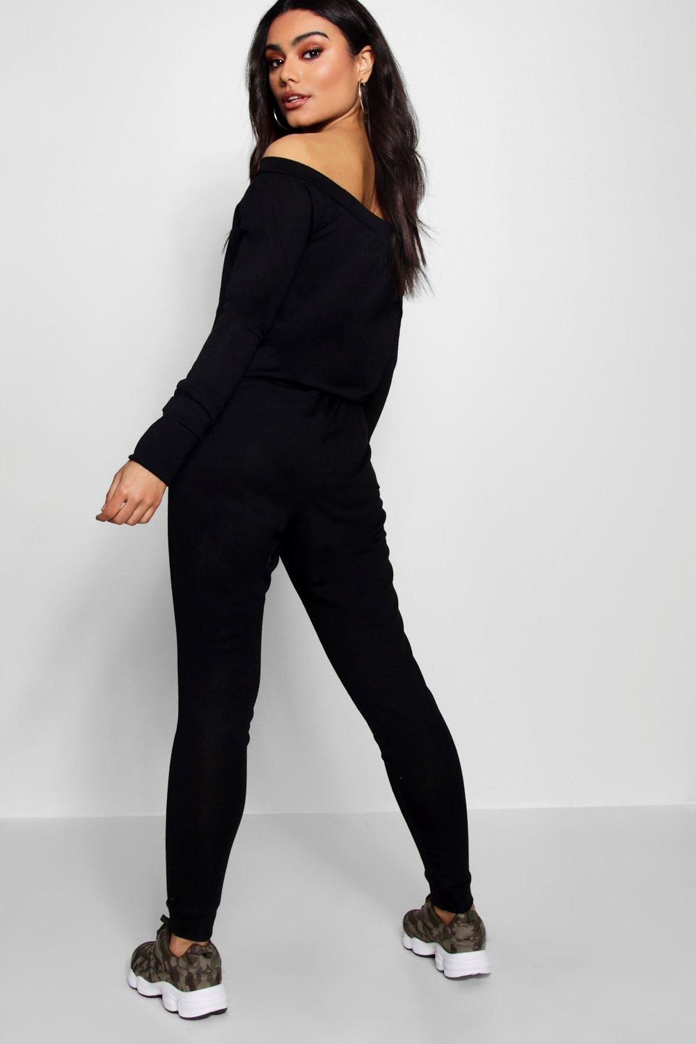 Long sleeve shop lounge jumpsuit