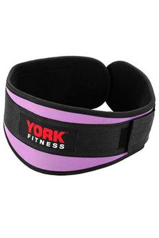 York Purple Nylon Weight Lifting Belt