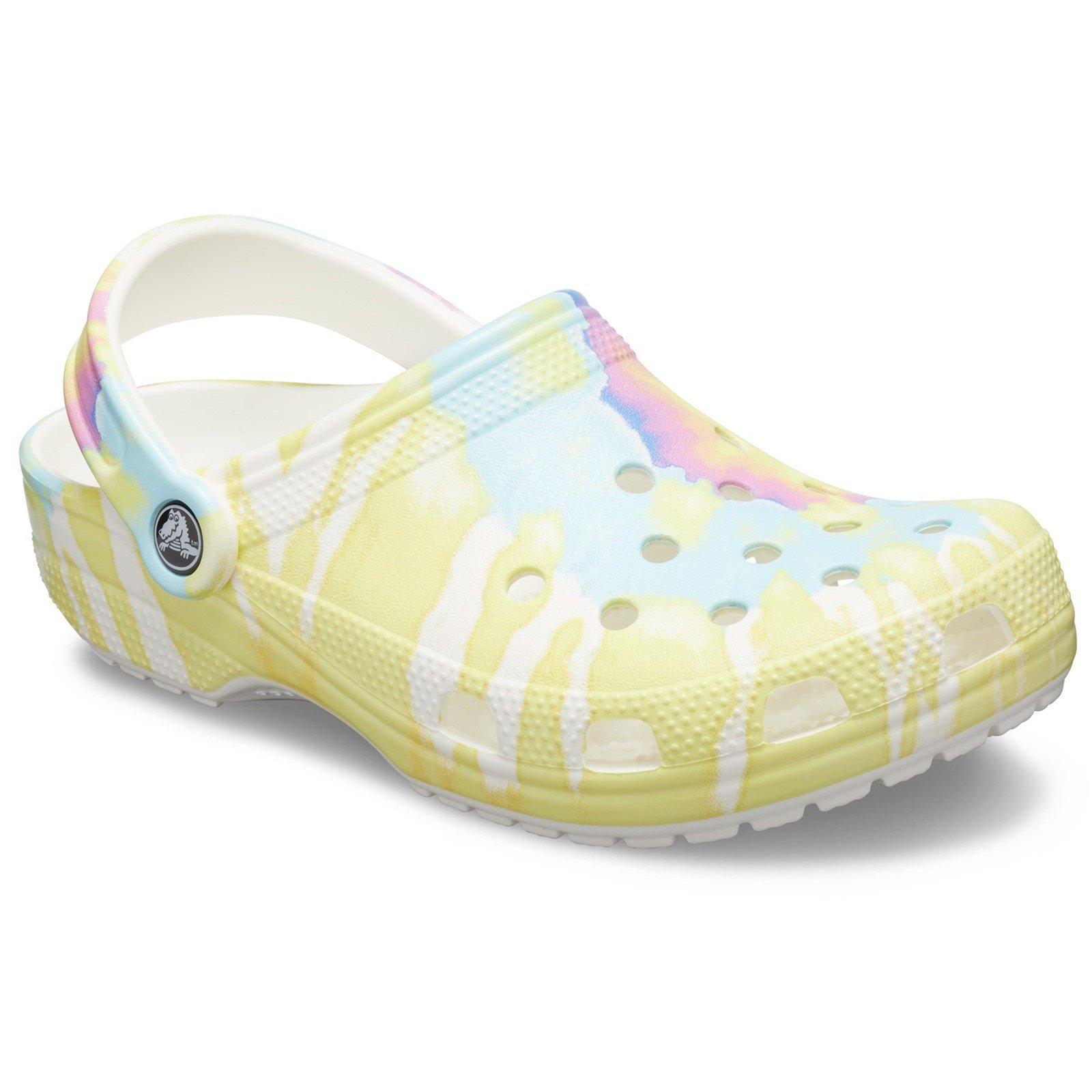 crocs multi stripe