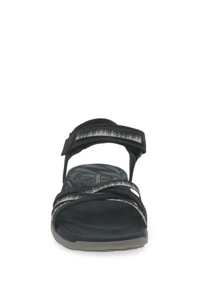 Merrell Black 'Terran 3 Cush Cross' Sandals