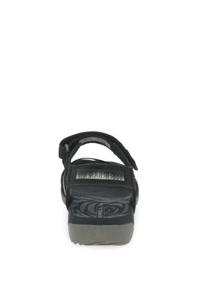 Merrell Black 'Terran 3 Cush Cross' Sandals