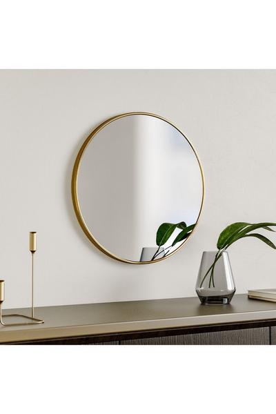Living and Home Nordic Round Wall Mirror | Debenhams