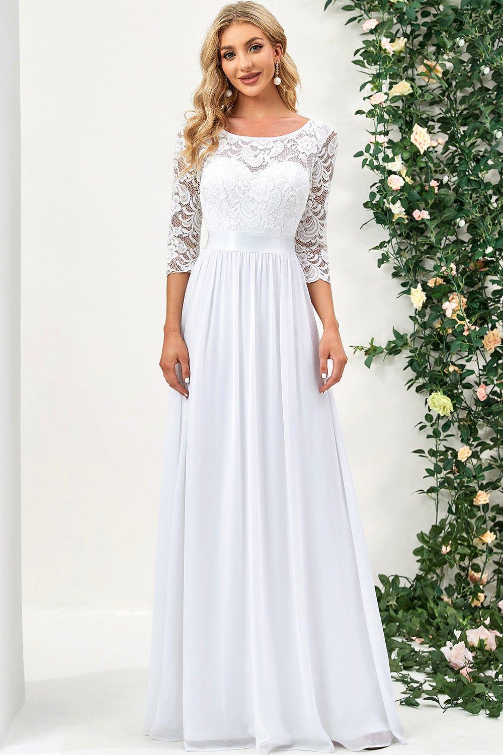 Ever-Pretty Elegant Lace A-Line Flower Girl Dress