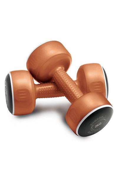 Body Sculpture Bronze Smart Dumbbells 2 x 2kg