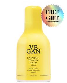 VEGAN by happy skin White Pineapple + Vitman C serum 30ml