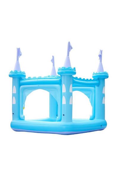 Teamson Kids Blue Large Water Inflatable Paddling Pool With Sprinkler,