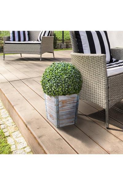 Teamson Home Silver Indoor Outdoor Garden Solar Light Decor