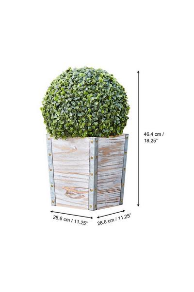 Teamson Home Silver Indoor Outdoor Garden Solar Light Decor