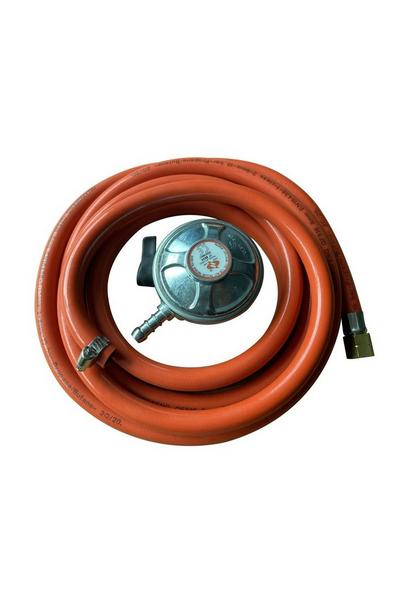 Teamson Home Orange Es Propane Gas Regulator And Hose For Gas Fire Pits