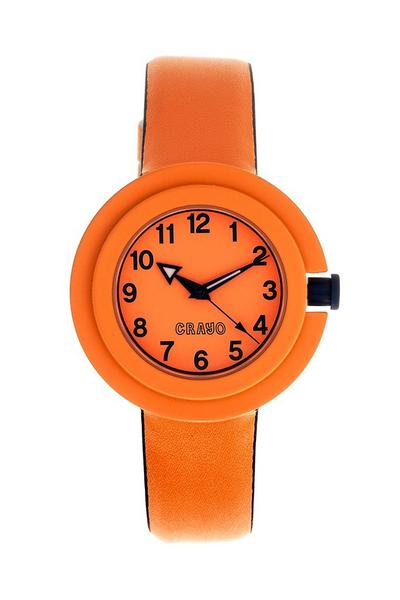Crayo Orange Equinox Unisex Watch