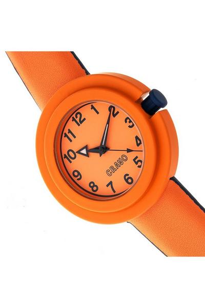 Crayo Orange Equinox Unisex Watch