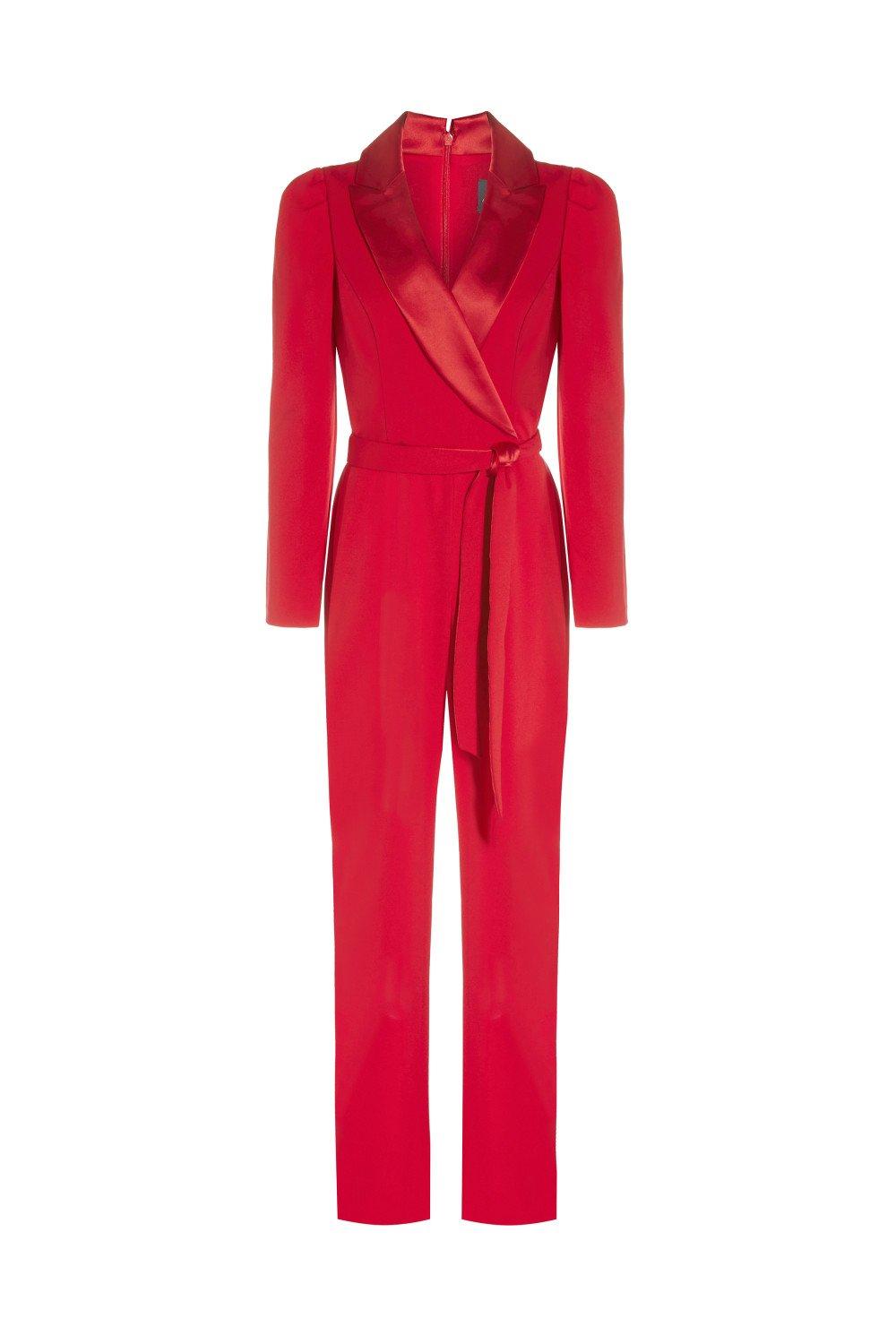 adrianna papell tuxedo jumpsuit