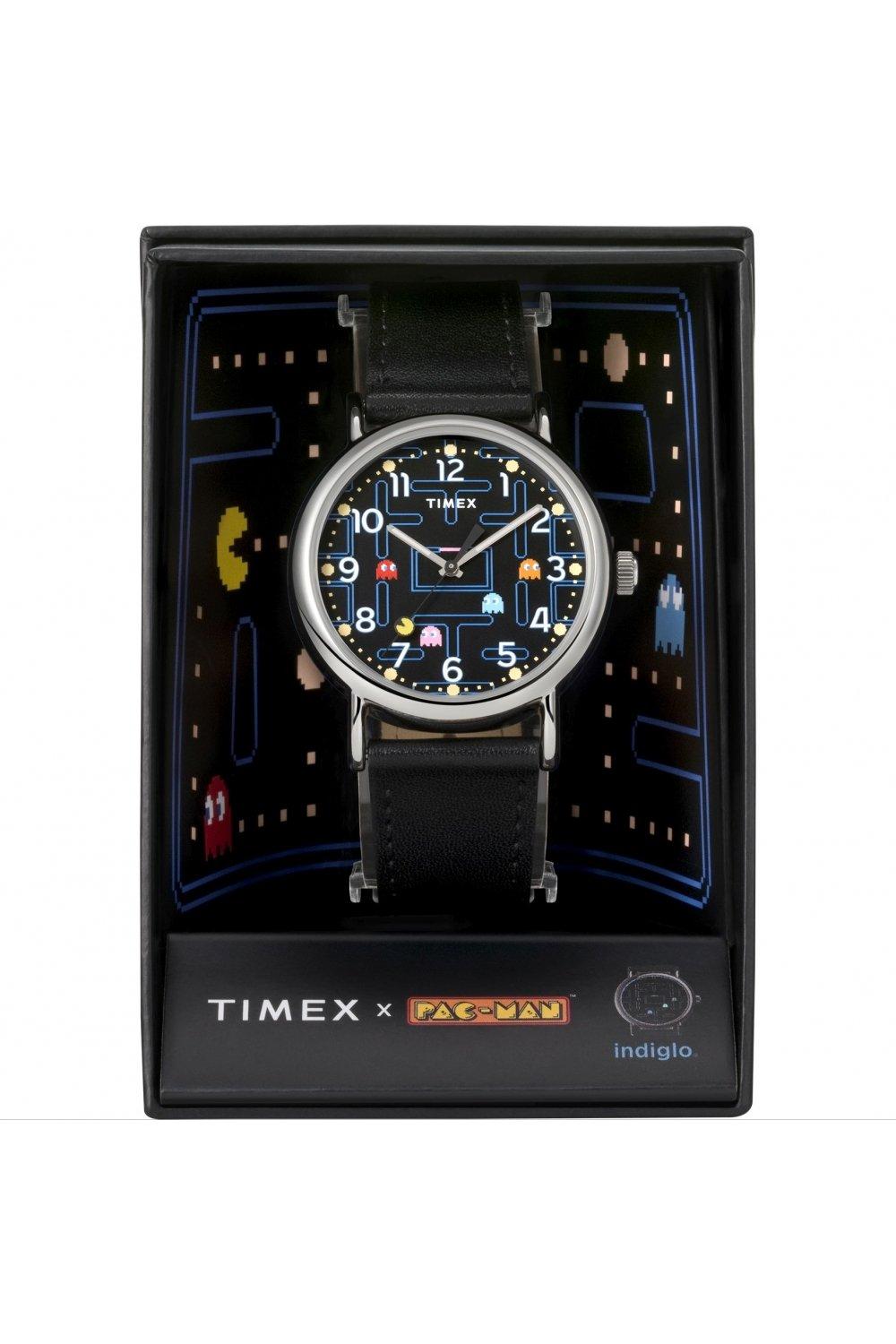 'PacMan x Weekender' Classic Analogue Quartz Watch - TW2V06100