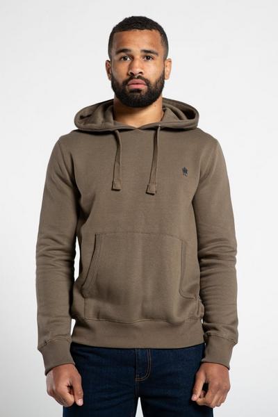 French Connection Khaki Cotton Blend Hoody