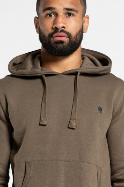 French Connection Khaki Cotton Blend Hoody