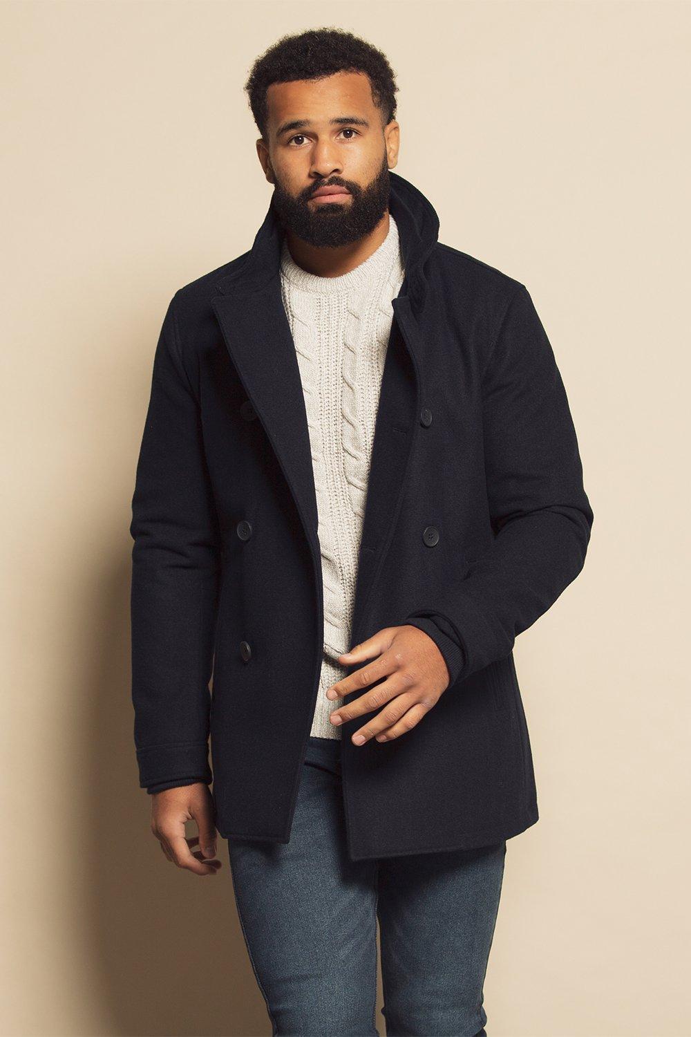 abercrombie peacoat men